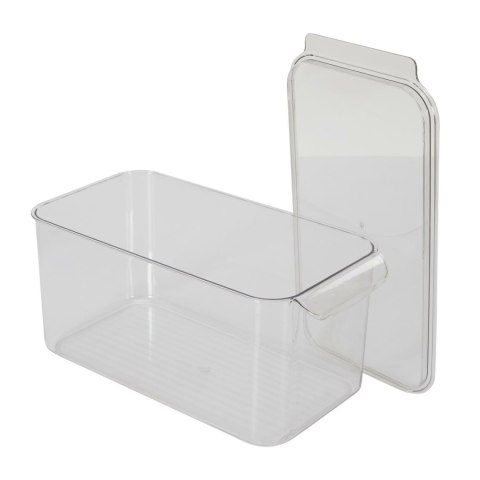 Pojemnik potrójny do przechowywania w lodówce bordowy