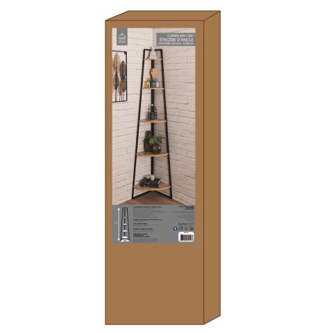 Regał Corner II narożny z 5 półkami