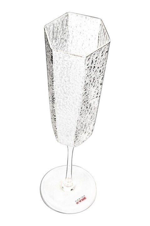 KARE komplet 4 kieliszków do szampana CASCATA 250ml