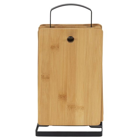 Zestaw 6 desek do krojenia bambusowych na stojaku