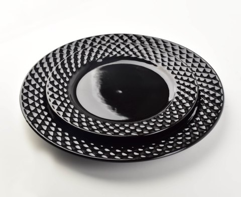 DIAMENT BLACK Komplet 2 talerzy deserowych 20,5cm