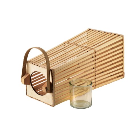 LUCIE NATURAL Lampion 23xh48cm