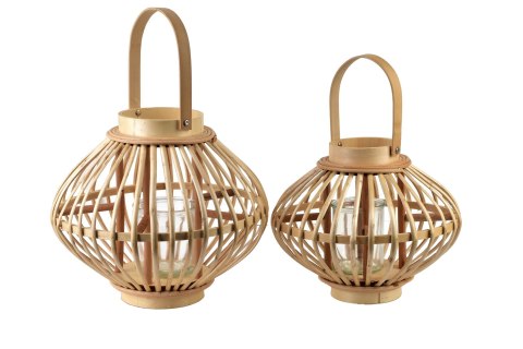 LUCIE NATURAL Lampion27xh22cm