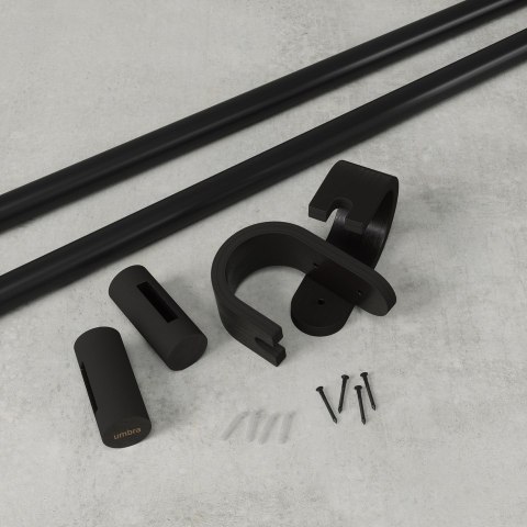 UMBRA karnisz BELLWOOD 107 - 305 cm czarny