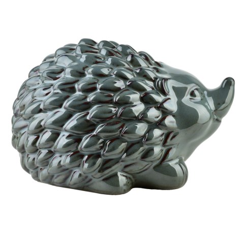 MAVE BLUE Figura jeż ceramiczny 23x16x14cm