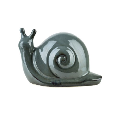 MAVE BLUE Figura ślimak ceramiczny 19x11x11cm