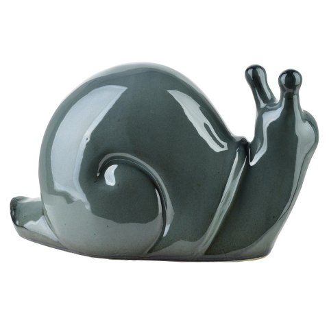 MAVE BLUE Figura ślimak ceramiczny 34,5x18x19,5cm