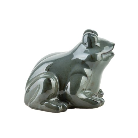 MAVE BLUE Figura żaba ceramiczna 16x15,5x13cm