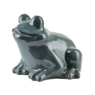 MAVE BLUE Figura żaba ceramiczna 21x22x17cm
