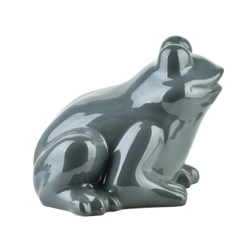 MAVE BLUE Figura żaba ceramiczna 21x22x17cm