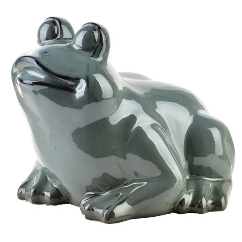 MAVE BLUE Figura żaba ceramiczna 27x26x20,5cm