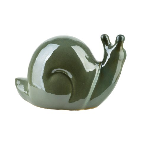 MAVE GREEN Figura ślimak ceramiczny 25x14,5x15cm