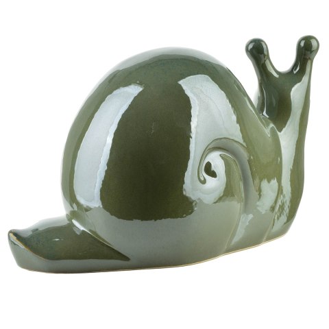 MAVE GREEN Figura ślimak ceramiczny 34,5x18x19,5cm