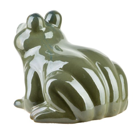 MAVE GREEN Figura żaba ceramiczna 27x26x20,5cm