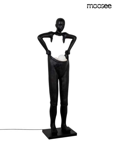 MOOSEE lampa podłogowa HUMAN HOUDINI czarna
