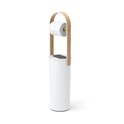 UMBRA stojak na papier toaletowy BELLWOOD biały/naturalny
