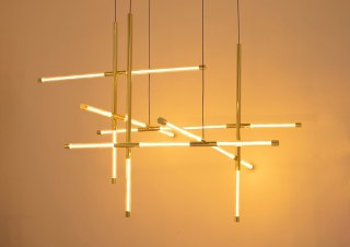 MOOSEE lampa wisząca MIKADO M złota