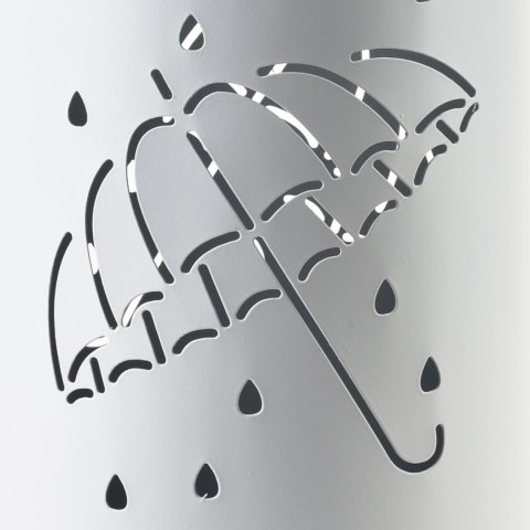 CEDRIC WHITE Parasolnik śr.18xh45,5cm
