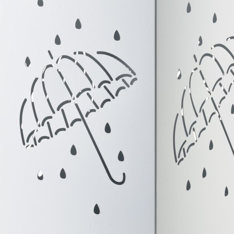 CEDRIC WHITE Parasolnik20x20xh48,5cm