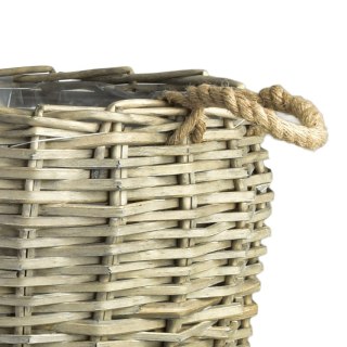 GUSTAV Komplet 3 osłonek wiklinowych49x49xh50/36x36xh40/29x29xh31cm