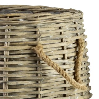 GUSTAV Komplet 3 osłonek wiklinowych50x50xh48/38x38xh38/26x26xh30cm