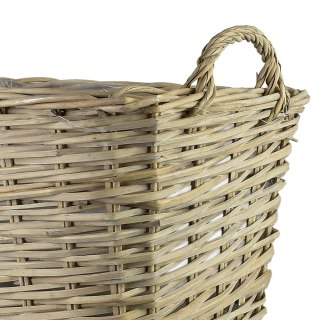 GUSTAV Komplet 3 osłonek wiklinowych56x42xh46/43x42xh40/32x23xh21cm