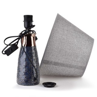 LETI GRAPHITE Lampa stołowa 10x10x46cm