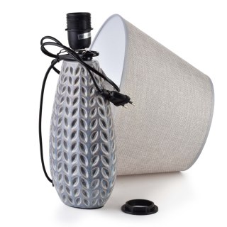 LETI GREY Lampa stołowa 12x8,5x47cm