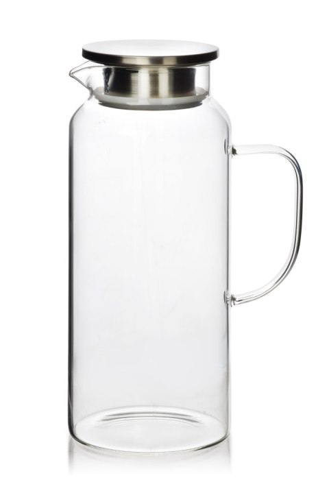 MODERN KITCHEN Dzbanek z pokrywką ze szkła borokrzemowego 1,9L 8x10,5x25,5cm