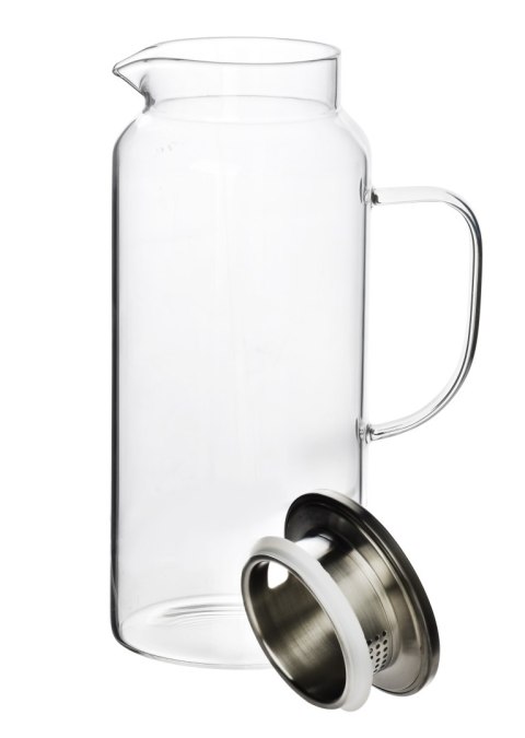 MODERN KITCHEN Dzbanek z pokrywką ze szkła borokrzemowego 1,9L 8x10,5x25,5cm