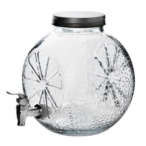 MODERN KITCHEN Szklany słój z kranikiem 5L
