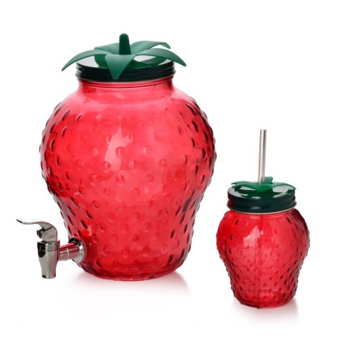 MODERN KITCHEN Szklany słój z kranikiem4L