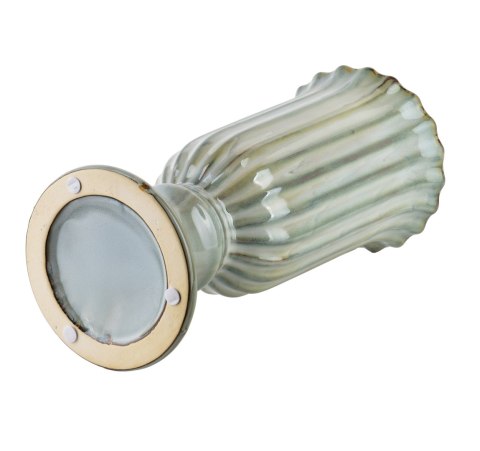 TENOS DARK Wazon 13,5x12,5x30cm