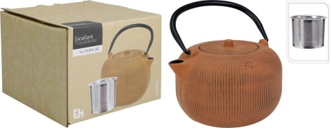 CZAJNIK ŻELIWNY 1000ML BRĄZOWY