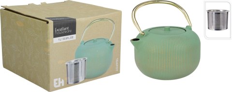 CZAJNIK ŻELIWNY 1000ML ZIELONY