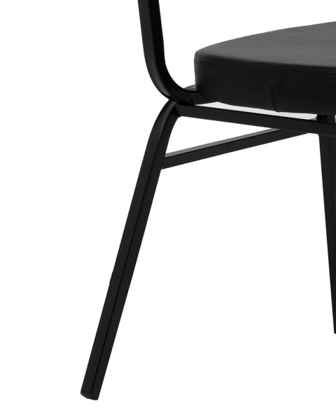 Krzesło bankietowe / konferencyjne HEBE czarne