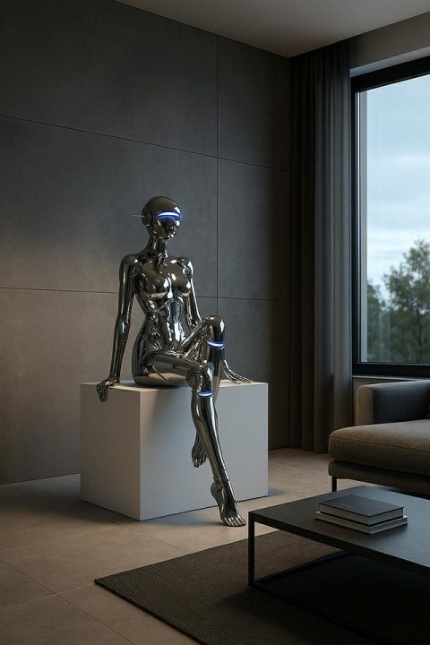 MOOSEE lampa podłogowa / rzeźba CYBER WOMAN