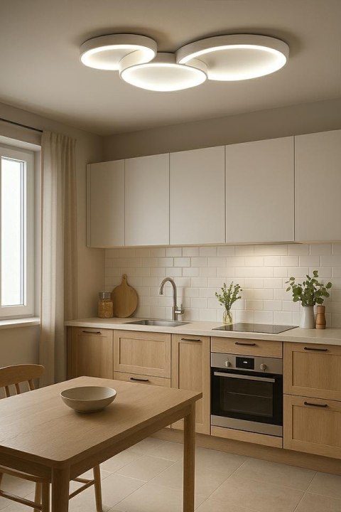 MOOSEE lampa sufitowa / plafon CELLS 3 biała