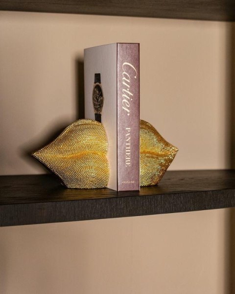 RICHMOND podpórka do książek KISS złota