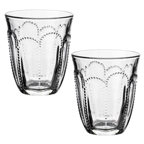 DAPHNE Komplet 4 szklanek 340ml 9,5x5,2x 11cm