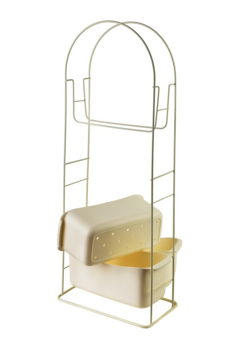 DEA BEIGE Półka 3 poziomowa 27,5x13x73cm