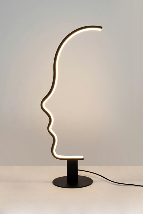 MOOSEE lampa stołowa FACE TABLE czarna