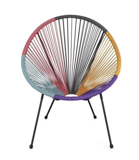 BIZZOTTO krzesło ogrodowe PARKER wielokolorowe