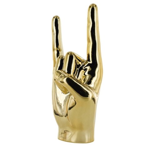 Dekoracja, figurka Dłoń Rock and Roll złota