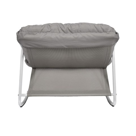 Fotel ogrodowy bujany Tenerife szary