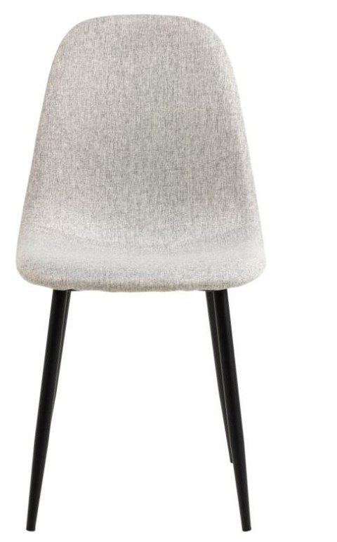 Krzesło Celia szare jasne/ czarne