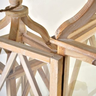 LOKKE Komplet 2 Latarni XL:26,5x26,5x70cm L:19x19x50cm