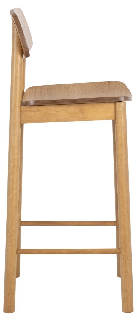 Stołek barowy Barlow dąb naturalny