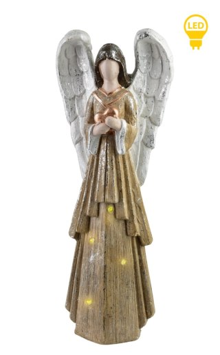 ANGEL Figurka LED 21x11,5x55,5 cm