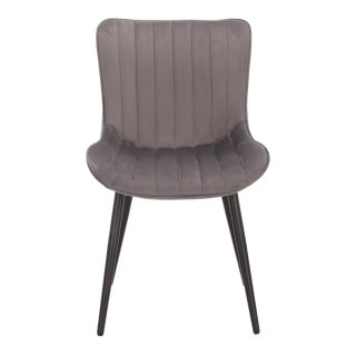 Krzesło Roxino VIC szare pasy pionowe